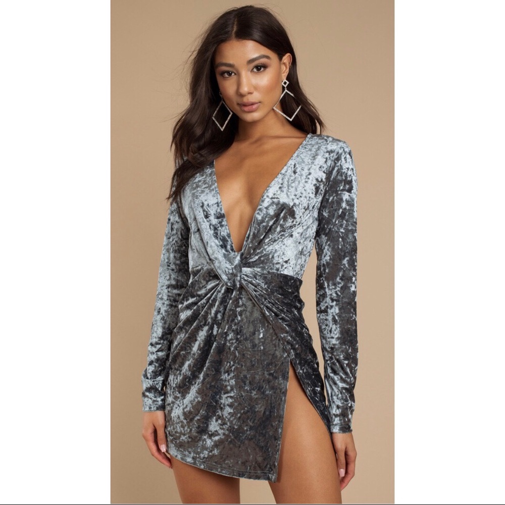 Tobi Velvet Bodycon Dress